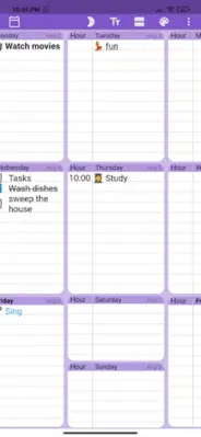 Weekly Planner android App screenshot 4