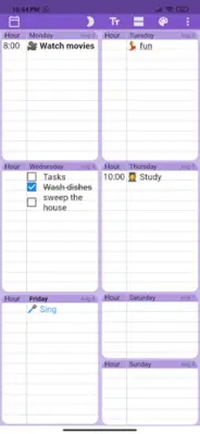 Weekly Planner android App screenshot 5